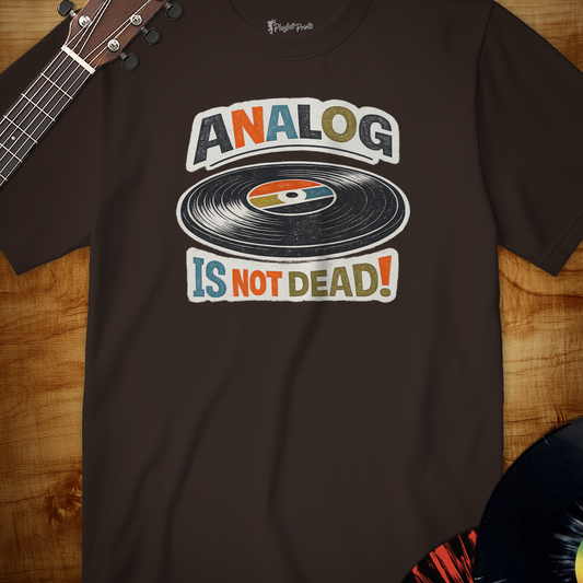 Analog is Not Dead Record Tee