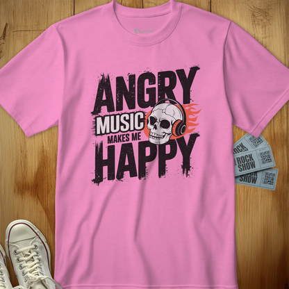 Angry Music Makes Me Happy Tee