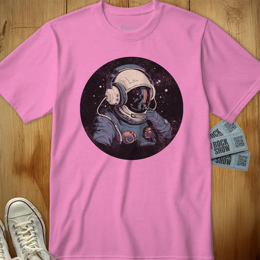 Astronaut Music Lover Tee