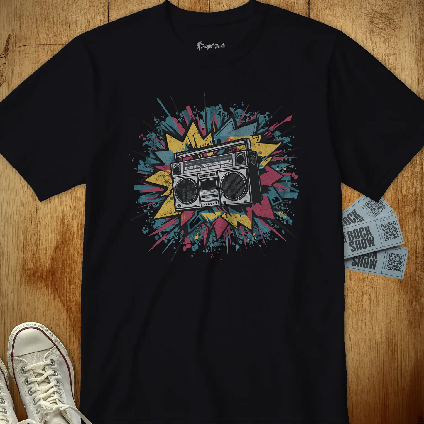 Boombox Explosion Tee