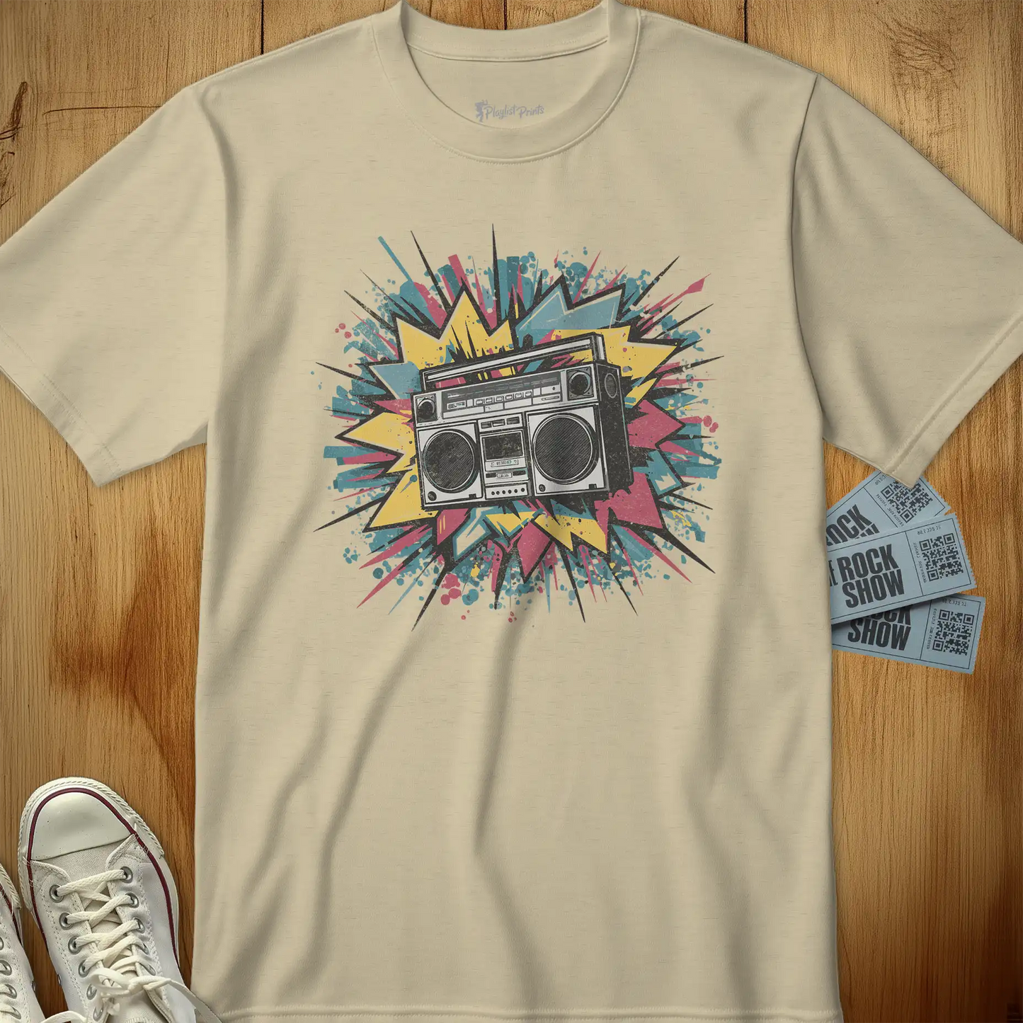 Boombox Explosion Tee