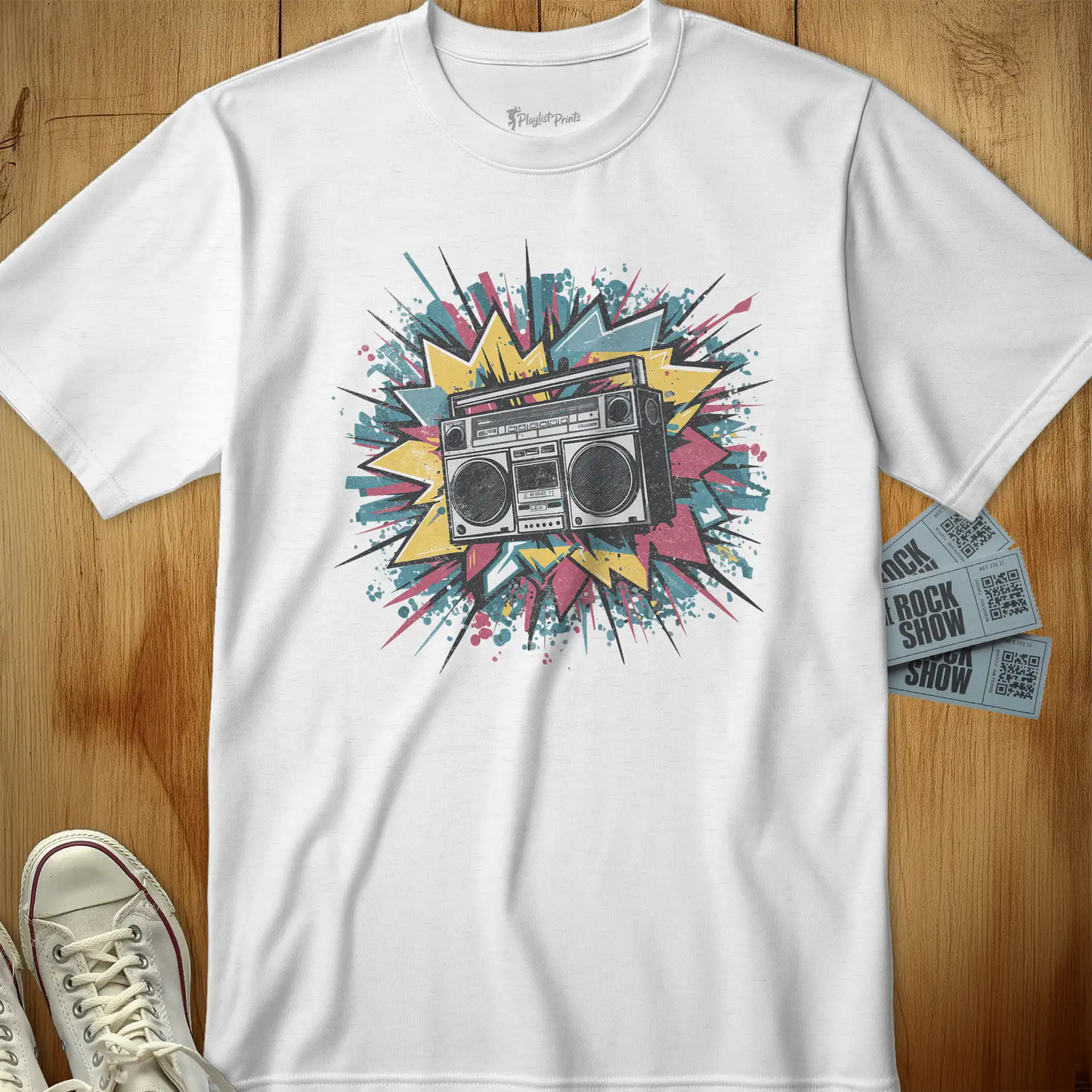 Boombox Explosion Tee