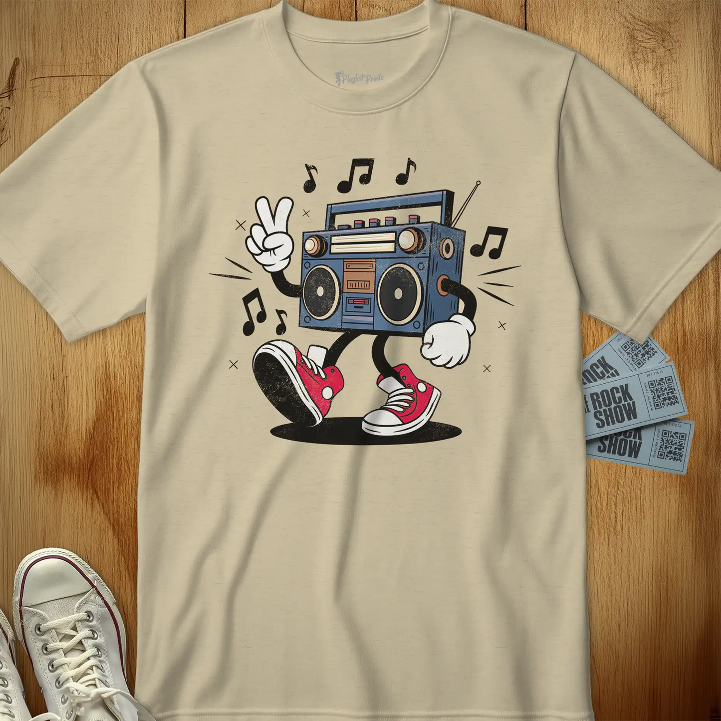 Boombox Peace Tee