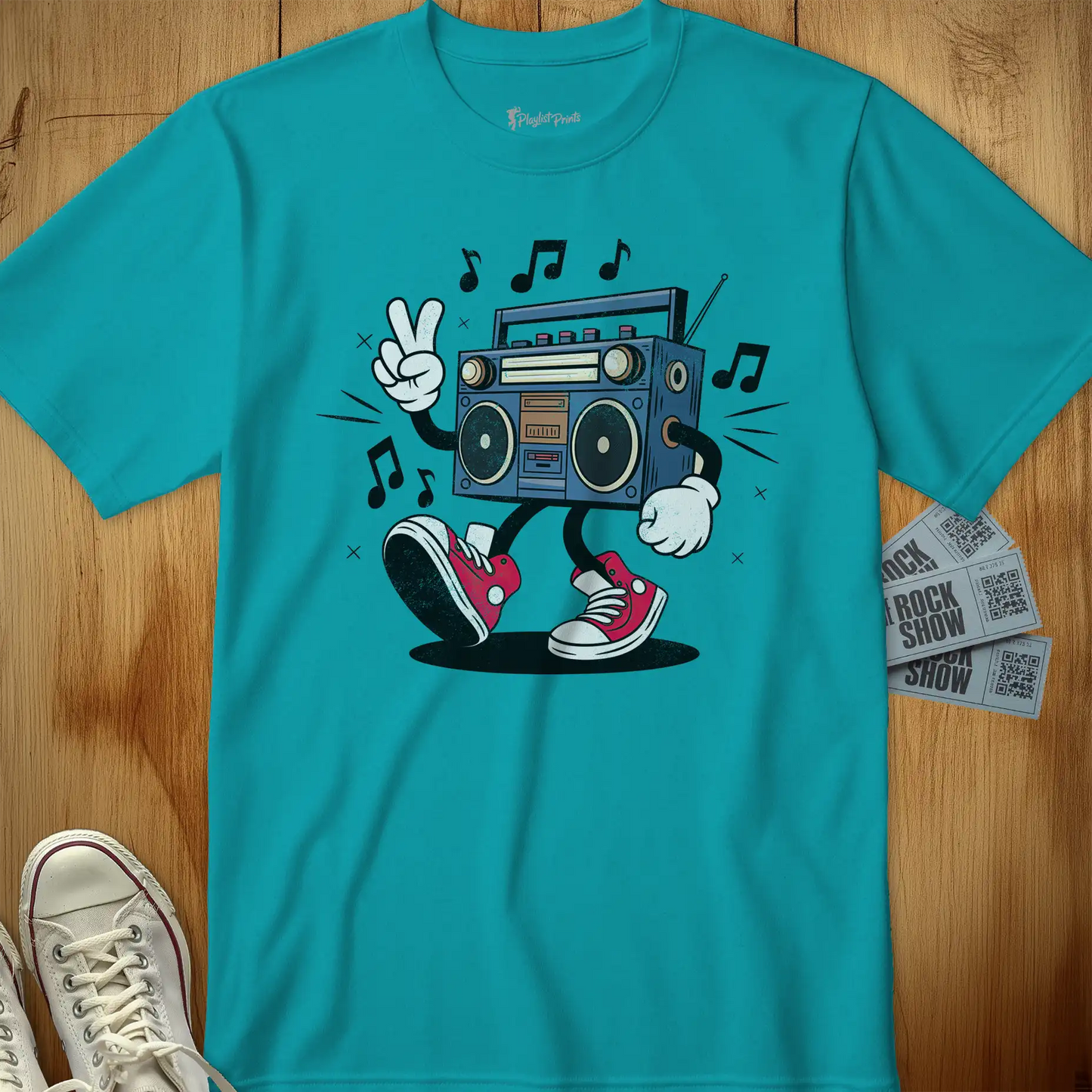 Boombox Peace Tee