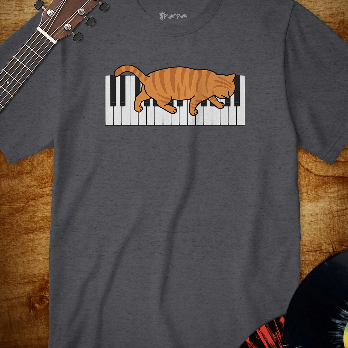 Cat Piano Tee