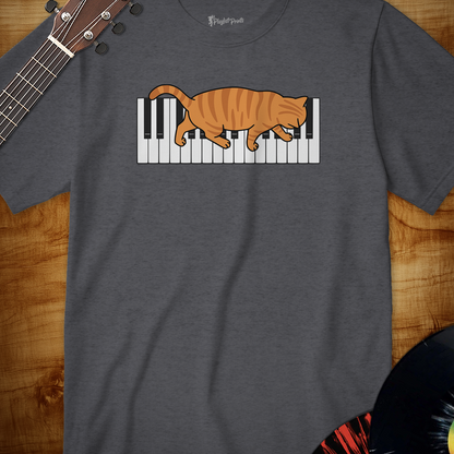 Cat Piano Tee
