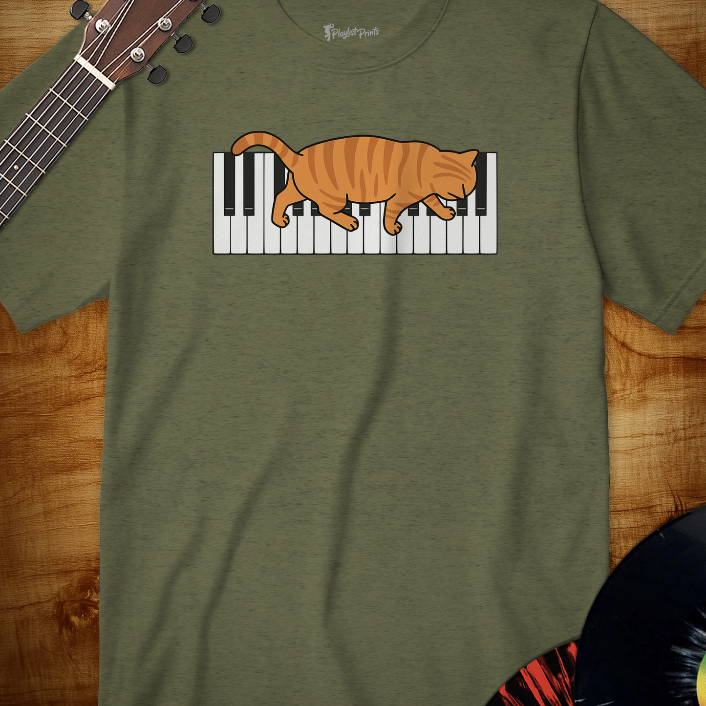 Cat Piano Tee