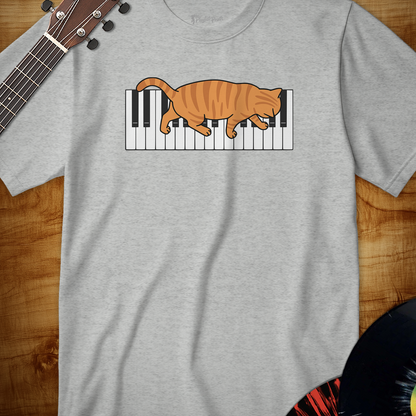 Cat Piano Tee