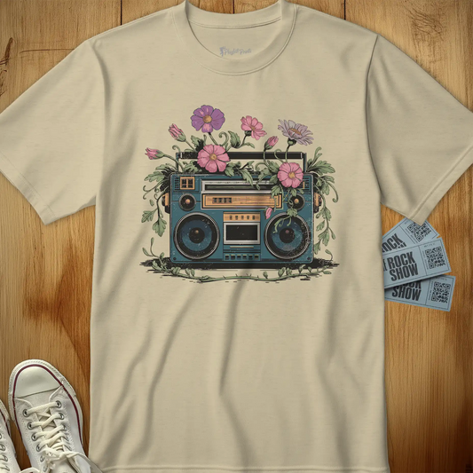 Floral Boombox Tee