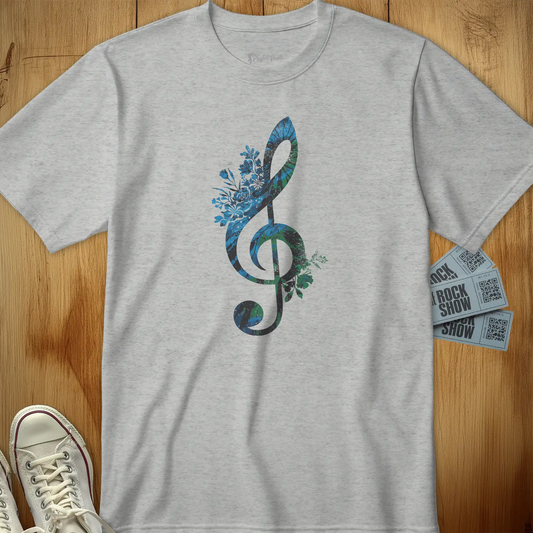 Floral Clef Tee