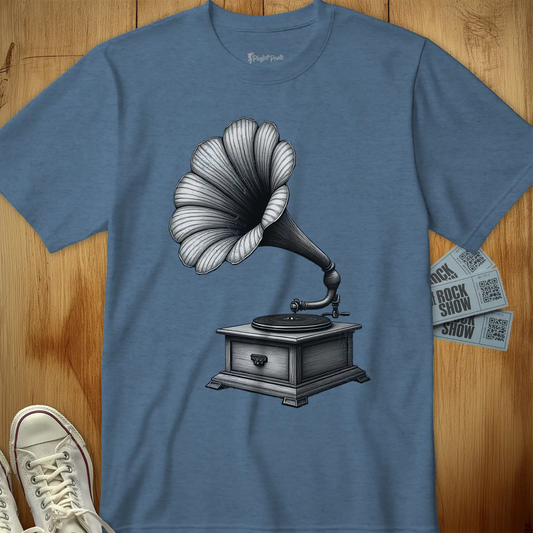 Floral Gramophone Tee