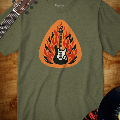 Guitar Fire Pick Tee