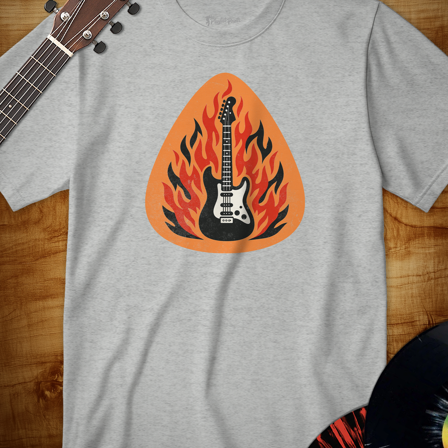 Guitar Fire Pick Tee