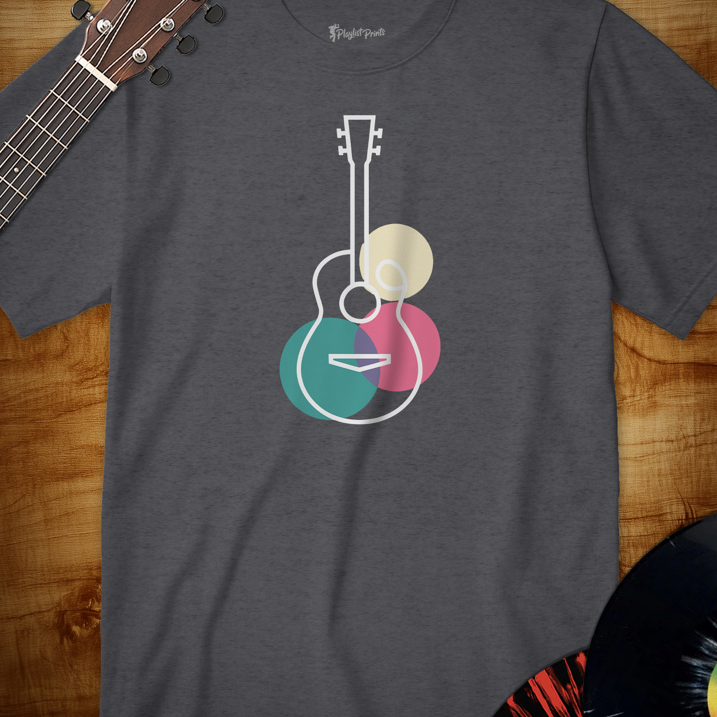 Guitar in Lines Tee