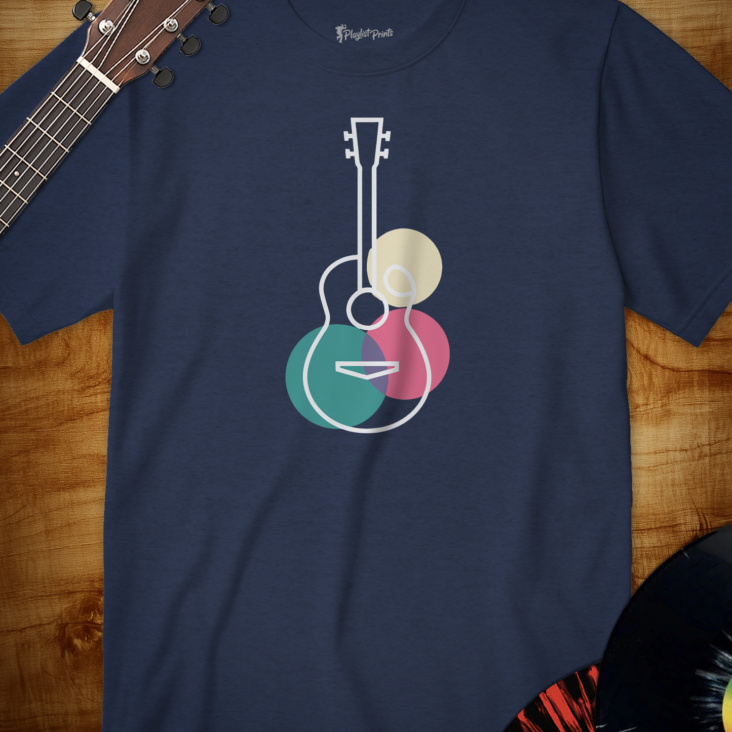 Guitar in Lines Tee