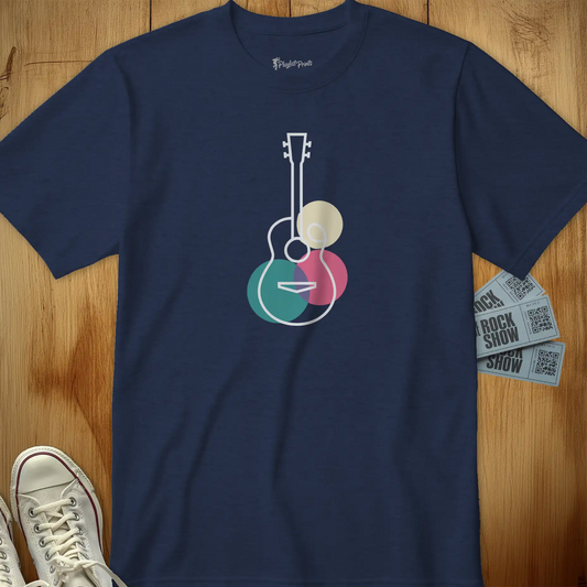 Guitar in Lines Tee