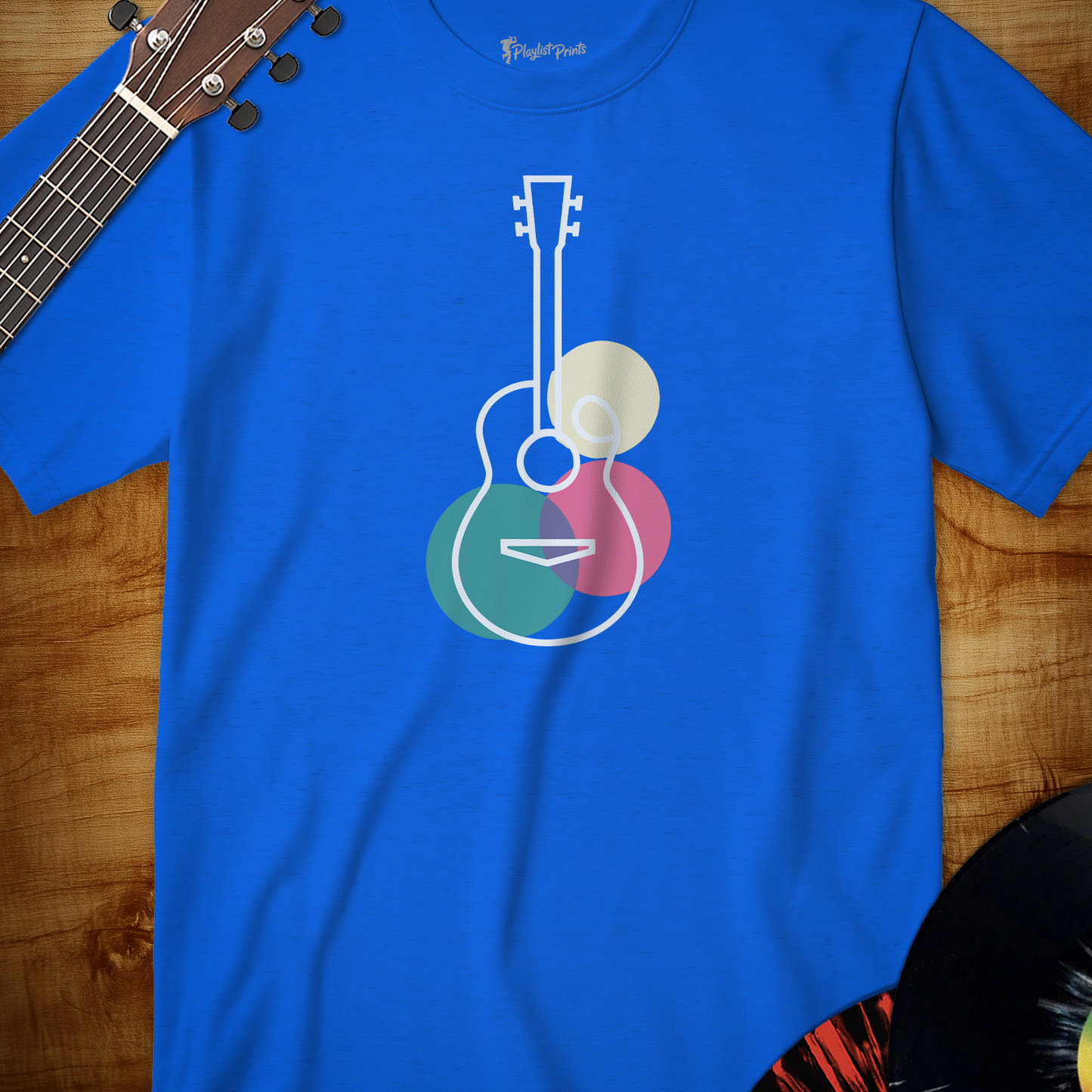 Guitar in Lines Tee