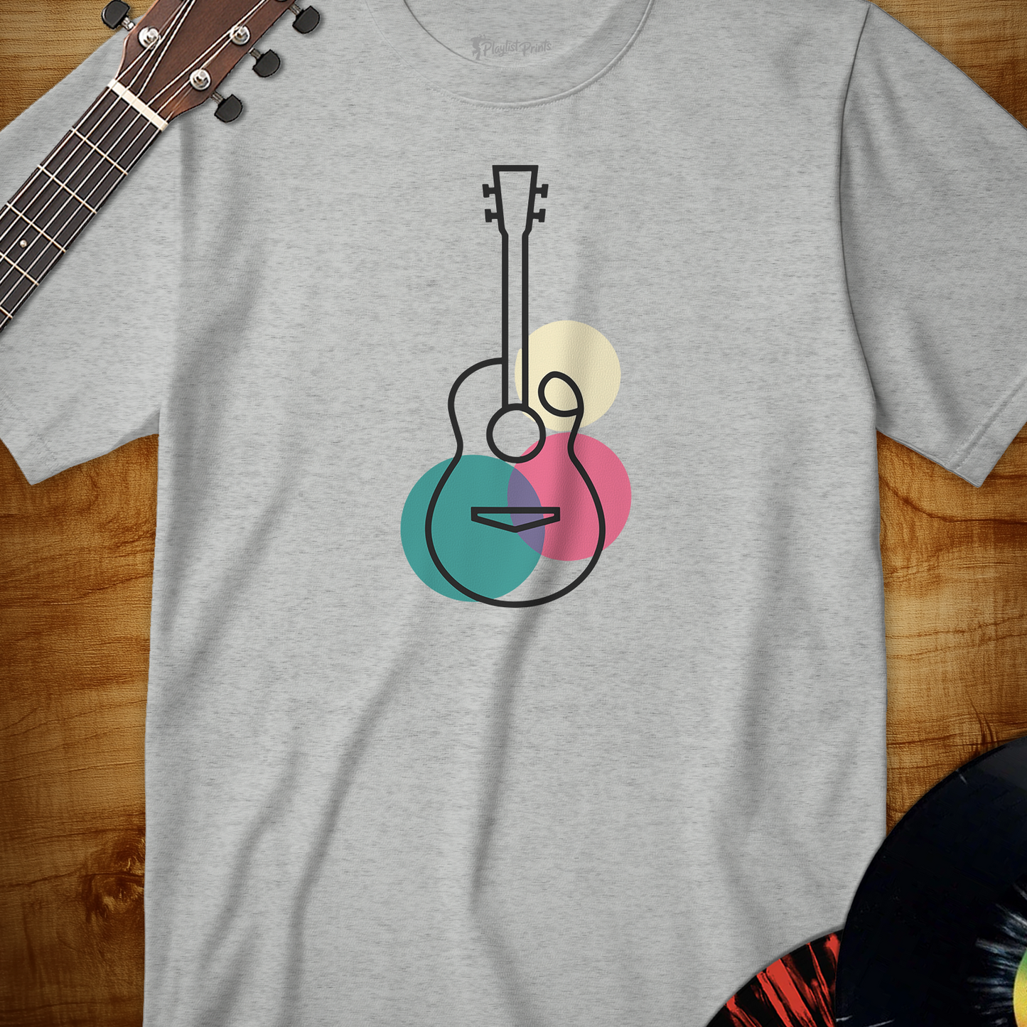 Guitar in Lines Tee