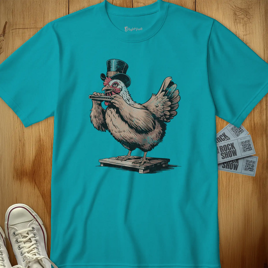 Harmonica Chicken Tee