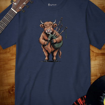Highland Cow Pipes Tee