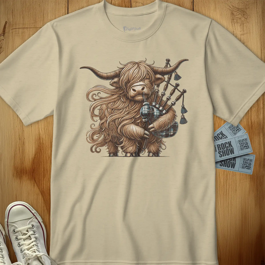 Highland Cow Pipes Tee