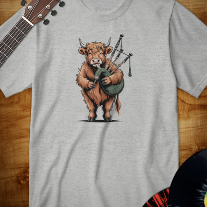 Highland Cow Pipes Tee