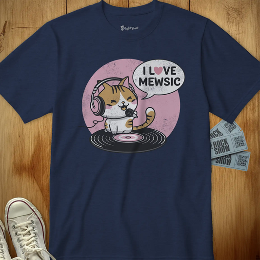 I Love Mewsic Tee