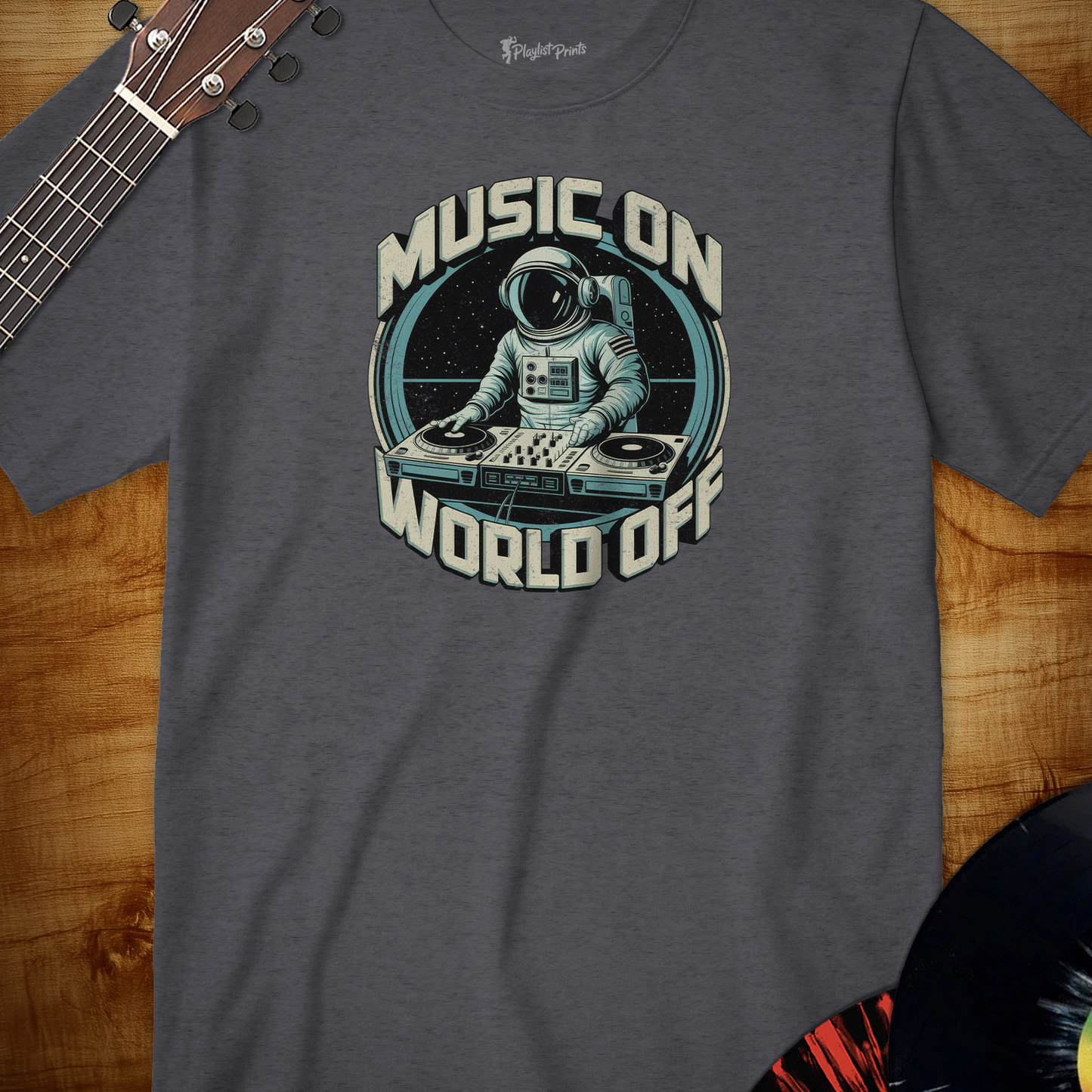 Music On World Off Tee