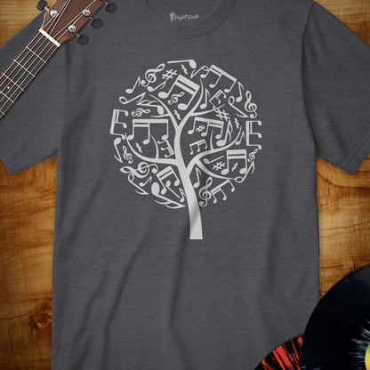 Musical Tree Silhouette Tee