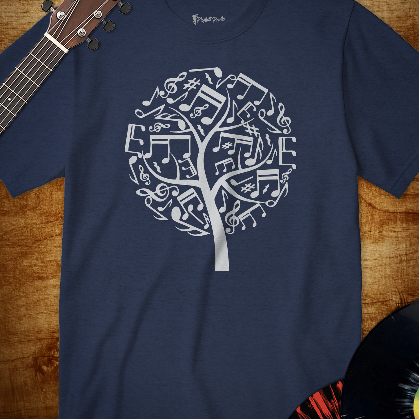 Musical Tree Silhouette Tee