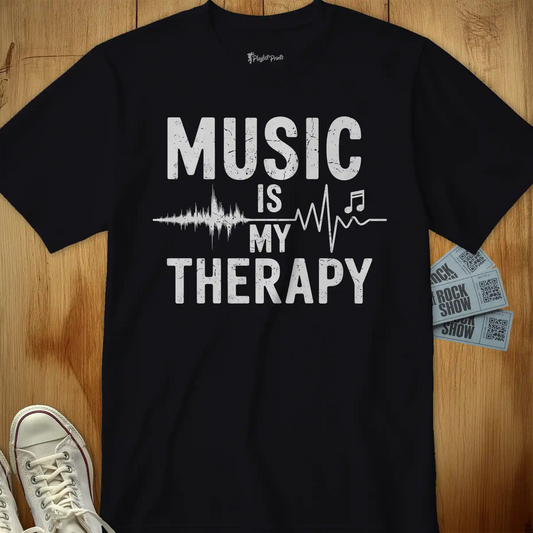 Music is My Therapy Tee