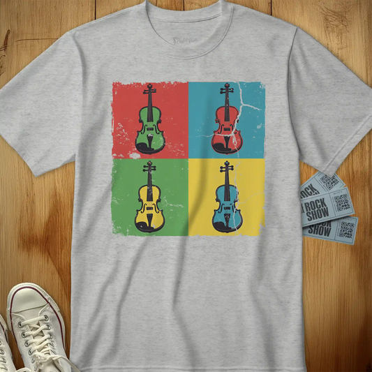 Pop Art Violins Tee