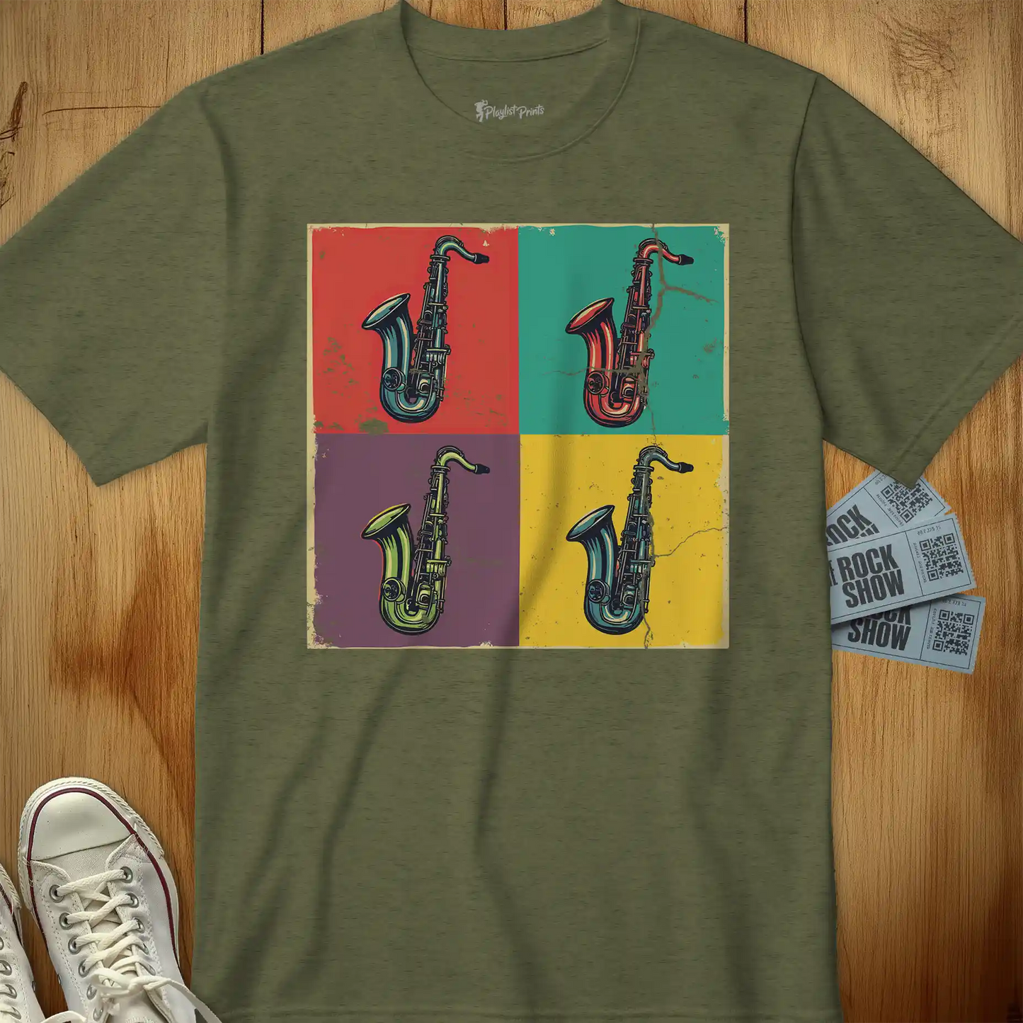 Pop Saxophones Tee