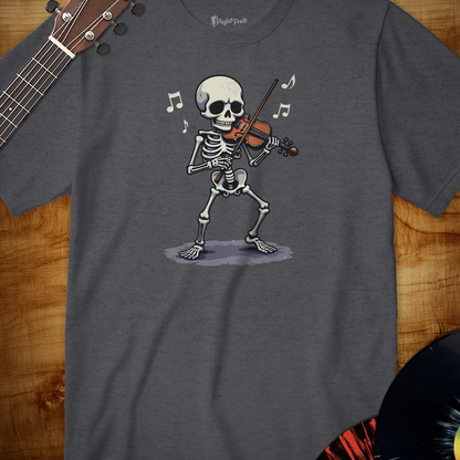 Skeleton Violinist Tee