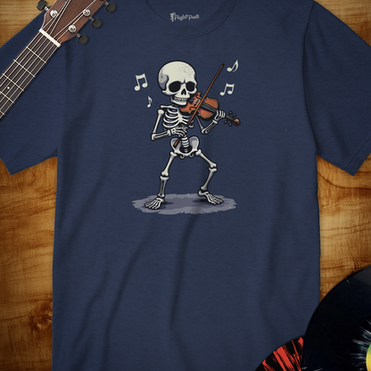 Skeleton Violinist Tee