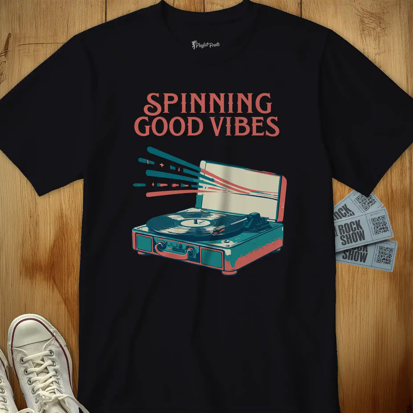 Spinning Good Vibes Tee