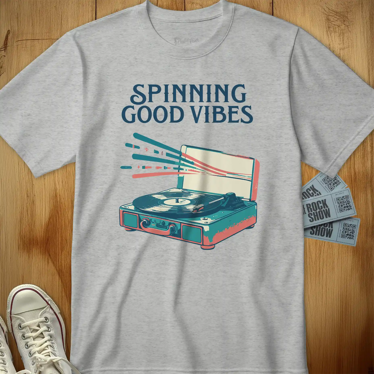 Spinning Good Vibes Tee