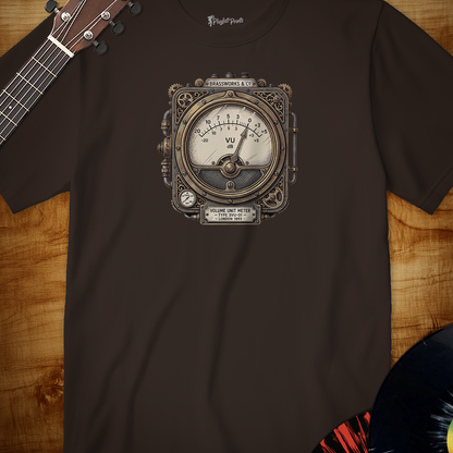 Steampunk VU Meter Color Tee
