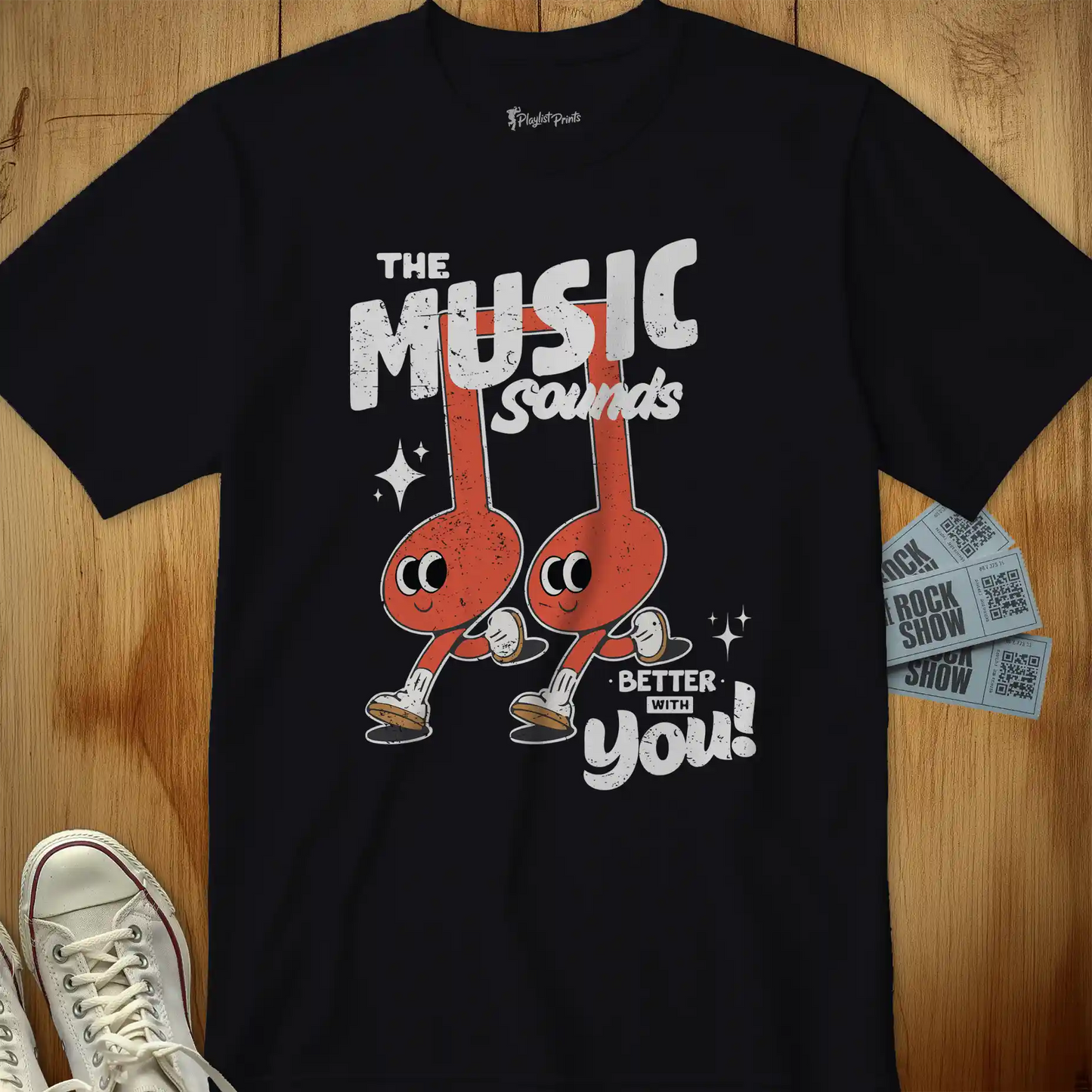 The Music Sounds Better With You Tee