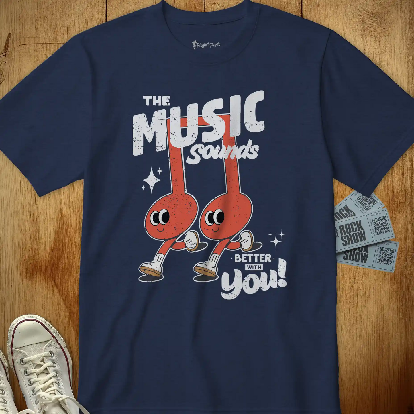 The Music Sounds Better With You Tee