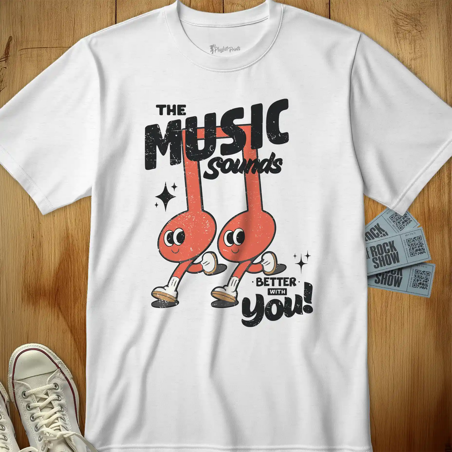 The Music Sounds Better With You Tee