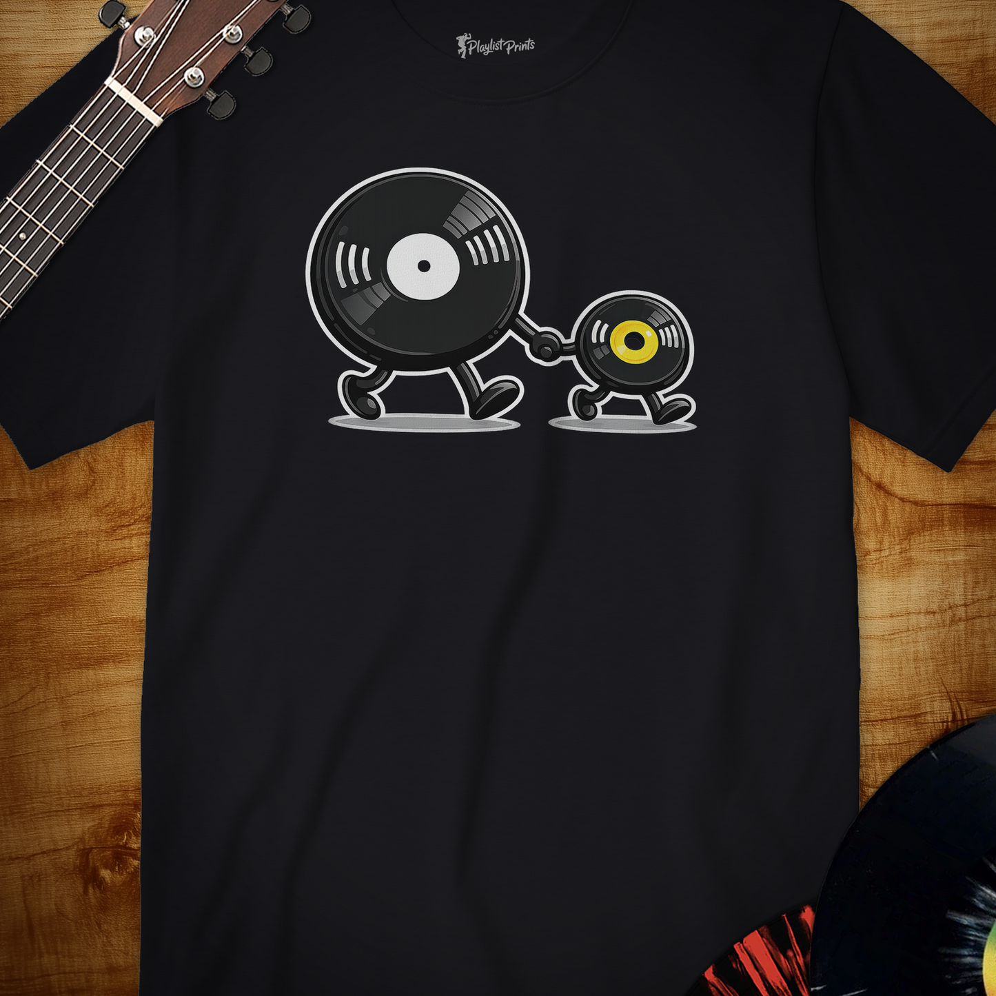 Vinyl Records Strolling Tee