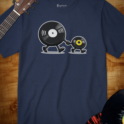 Vinyl Records Strolling Tee
