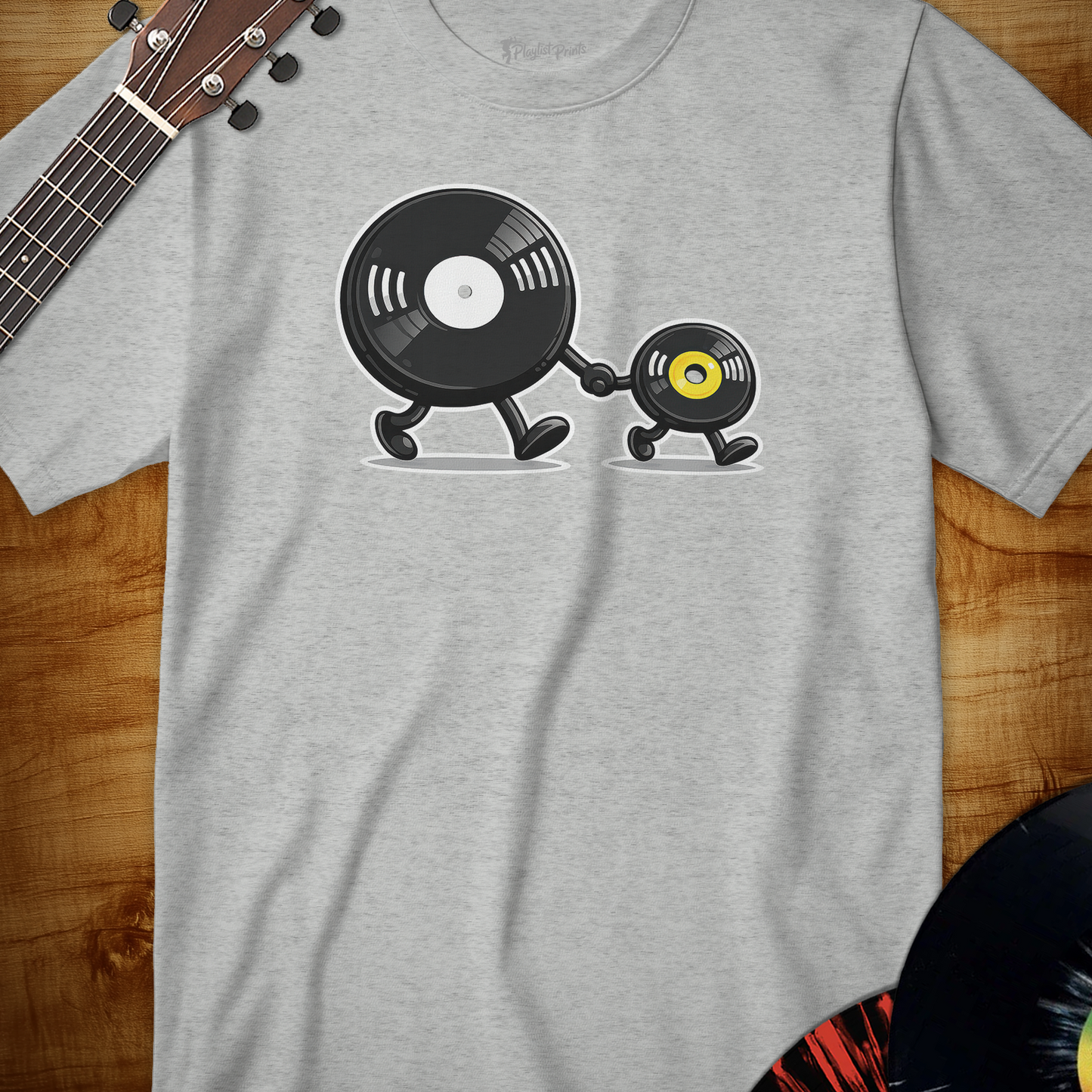 Vinyl Records Strolling Tee