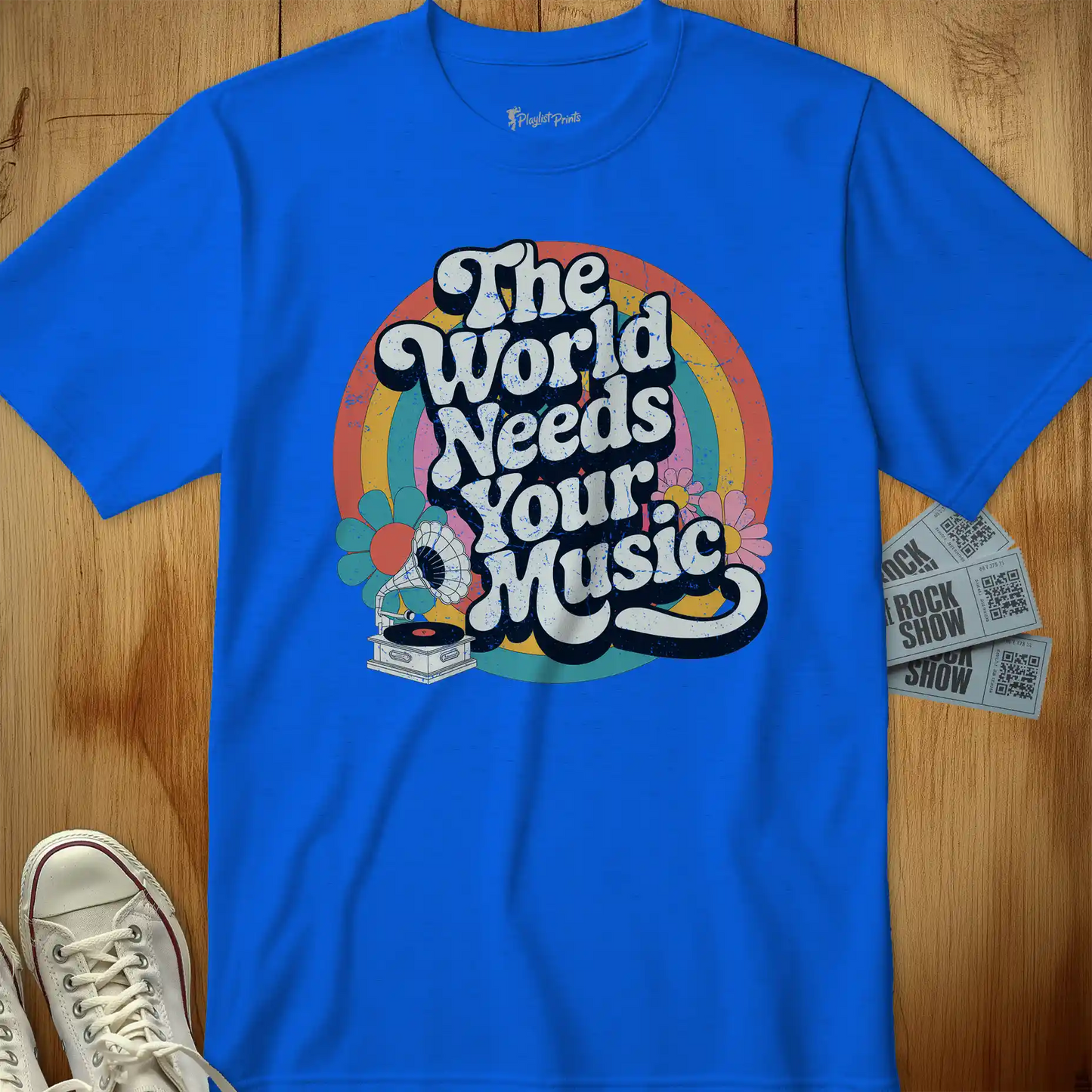 World Needs Your Music Tee