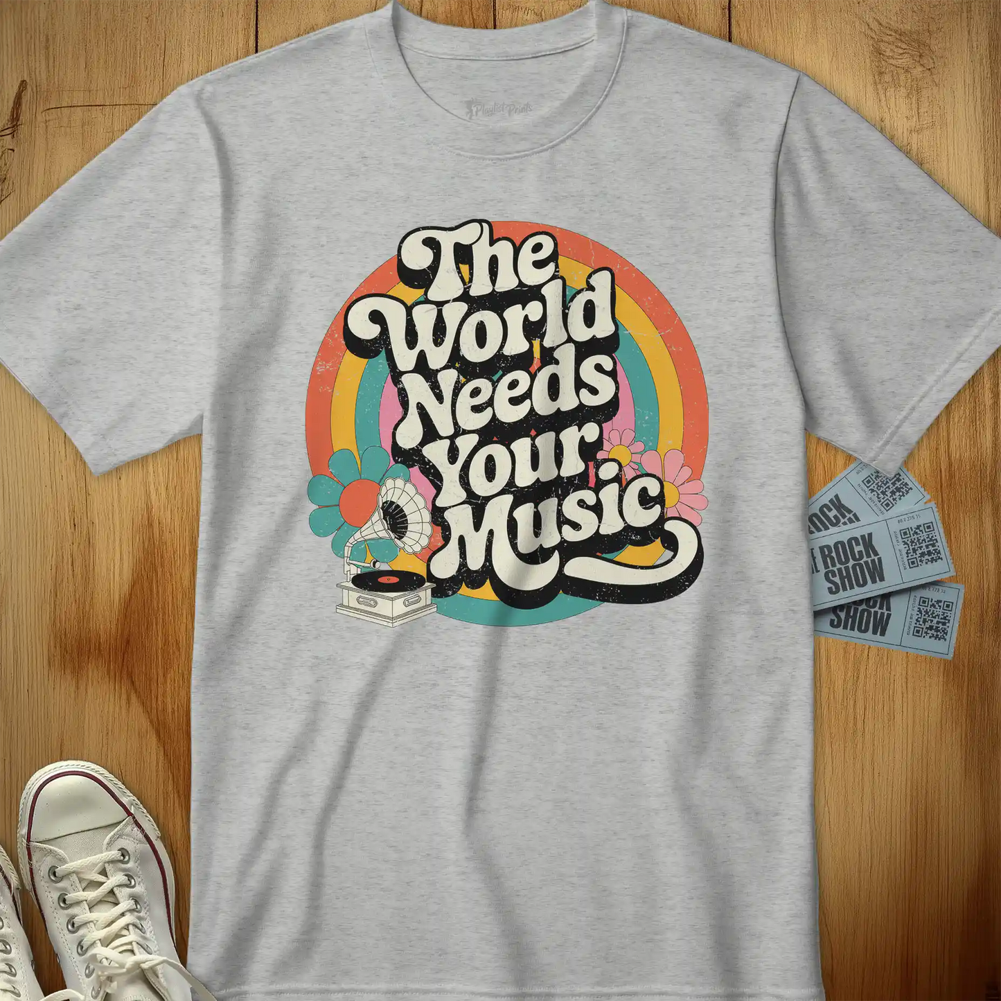 World Needs Your Music Tee